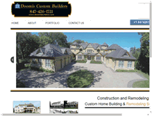 Tablet Screenshot of doomisbuilders.com